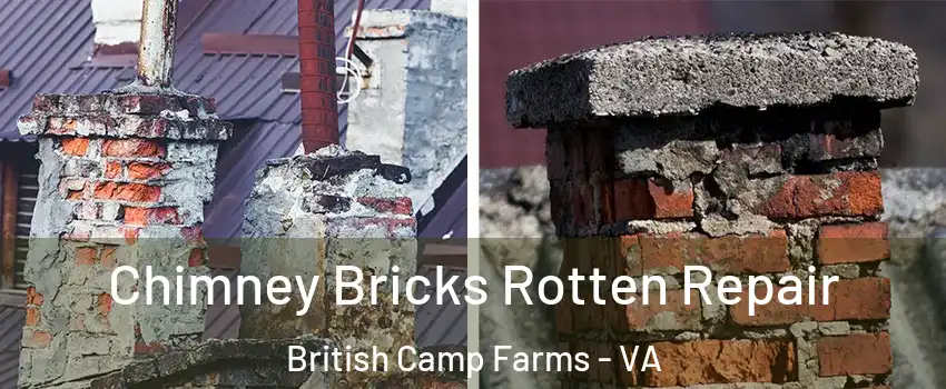 Chimney Bricks Rotten Repair British Camp Farms - VA