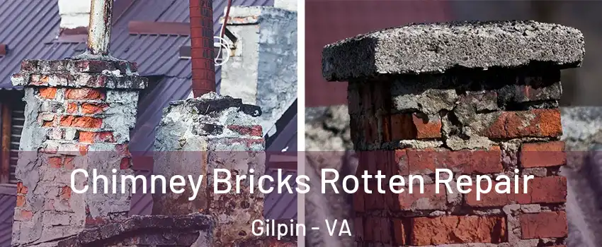 Chimney Bricks Rotten Repair Gilpin - VA