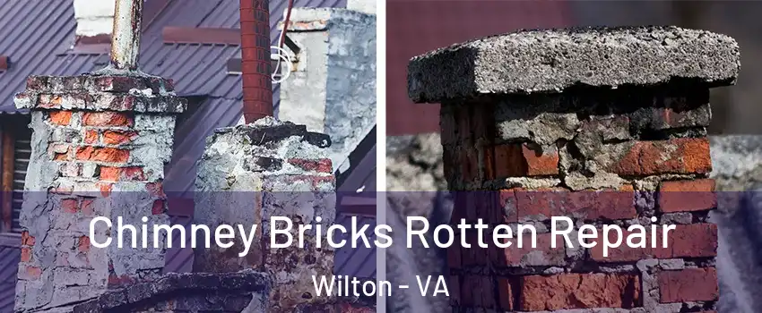 Chimney Bricks Rotten Repair Wilton - VA
