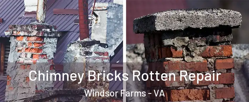 Chimney Bricks Rotten Repair Windsor Farms - VA