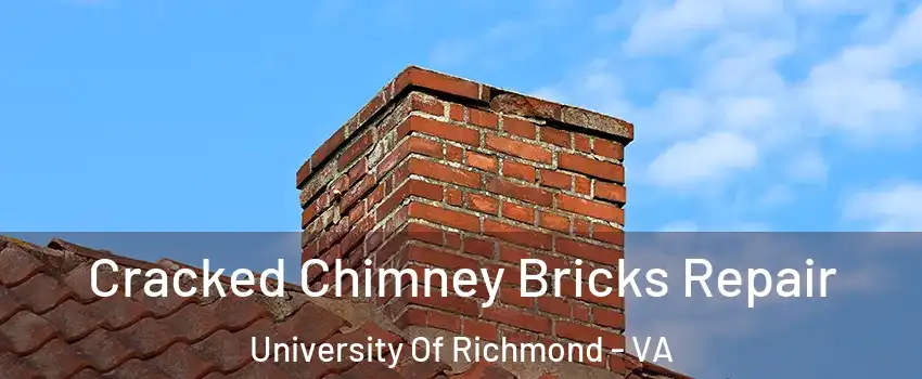 Cracked Chimney Bricks Repair University Of Richmond - VA