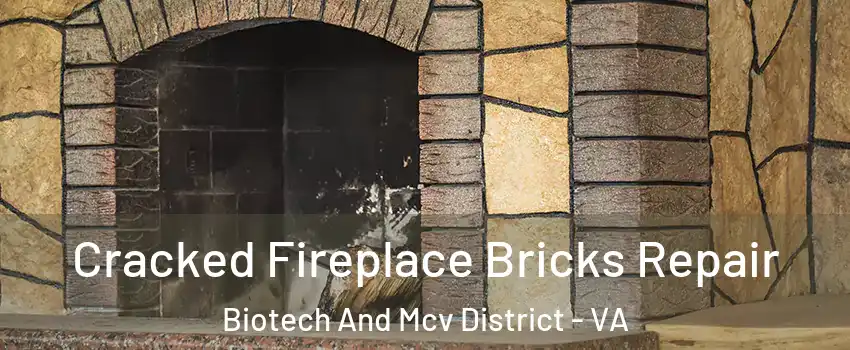 Cracked Fireplace Bricks Repair Biotech And Mcv District - VA