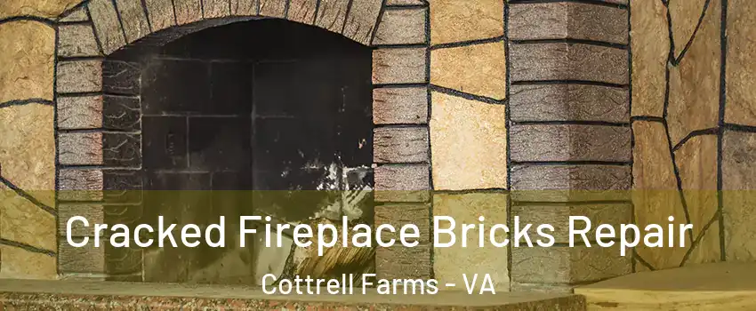 Cracked Fireplace Bricks Repair Cottrell Farms - VA