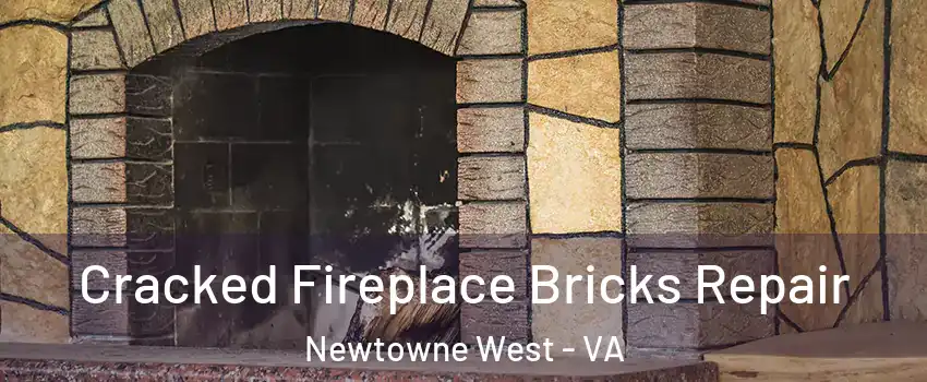 Cracked Fireplace Bricks Repair Newtowne West - VA