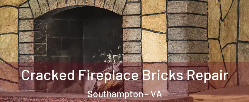 Cracked Fireplace Bricks Repair Southampton - VA