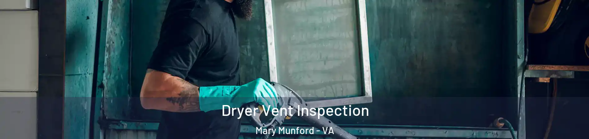 Dryer Vent Inspection Mary Munford - VA