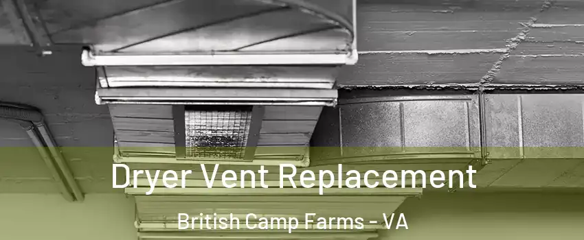Dryer Vent Replacement British Camp Farms - VA