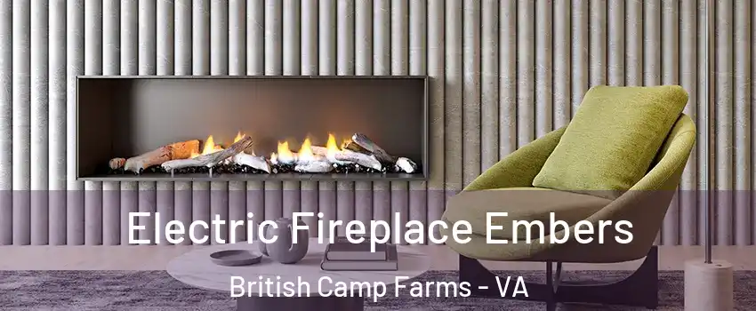 Electric Fireplace Embers British Camp Farms - VA