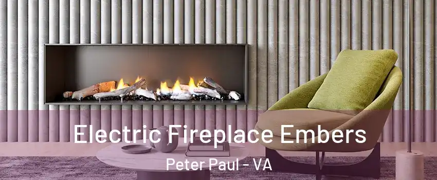 Electric Fireplace Embers Peter Paul - VA