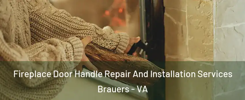 Fireplace Door Handle Repair And Installation Services Brauers - VA