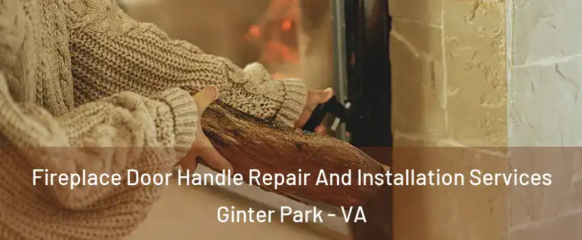 Fireplace Door Handle Repair And Installation Services Ginter Park - VA