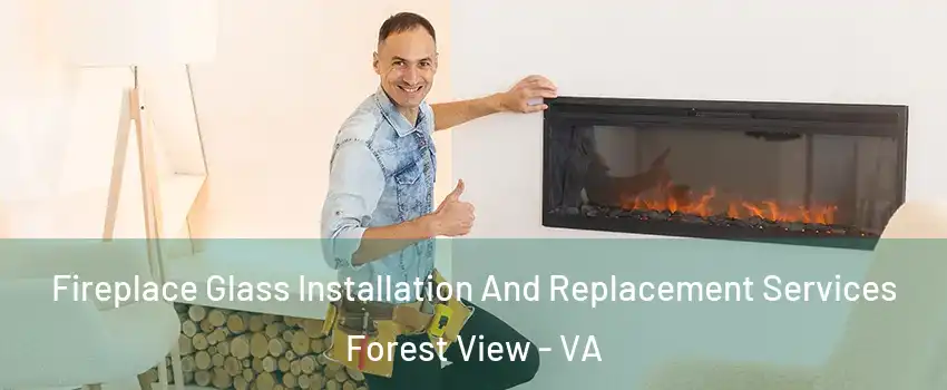 Fireplace Glass Installation And Replacement Services Forest View - VA