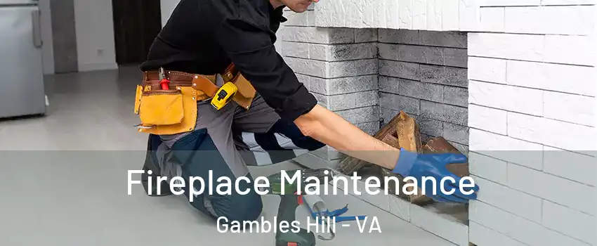 Fireplace Maintenance Gambles Hill - VA