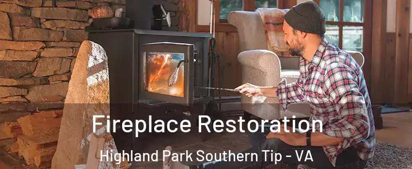 Fireplace Restoration Highland Park Southern Tip - VA
