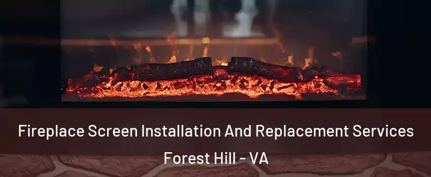 Fireplace Screen Installation And Replacement Services Forest Hill - VA