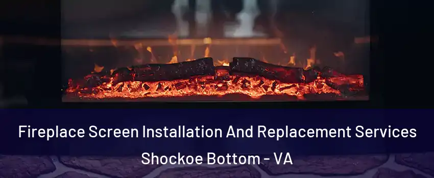 Fireplace Screen Installation And Replacement Services Shockoe Bottom - VA