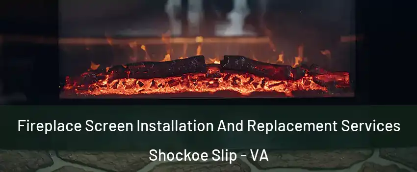 Fireplace Screen Installation And Replacement Services Shockoe Slip - VA