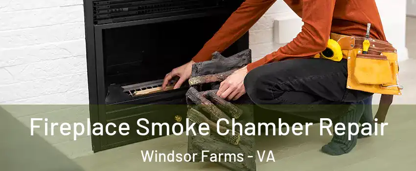 Fireplace Smoke Chamber Repair Windsor Farms - VA