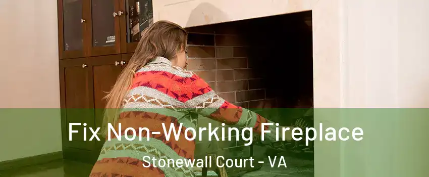Fix Non-Working Fireplace Stonewall Court - VA