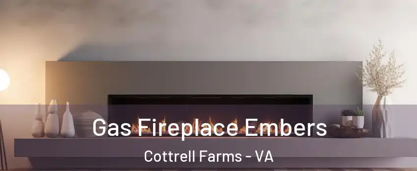 Gas Fireplace Embers Cottrell Farms - VA