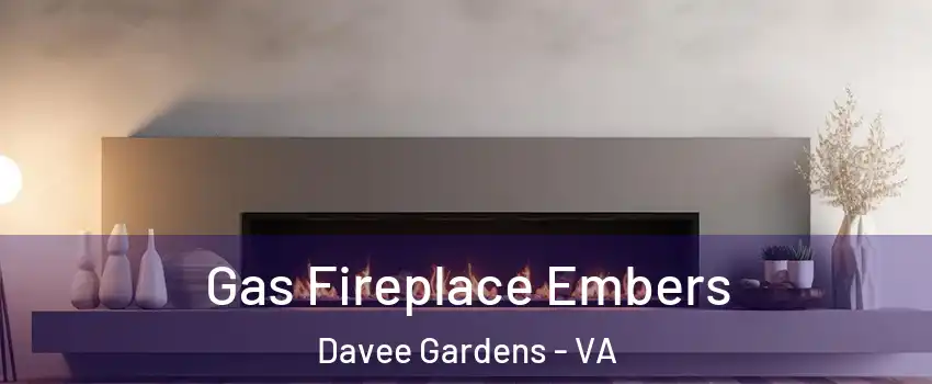 Gas Fireplace Embers Davee Gardens - VA
