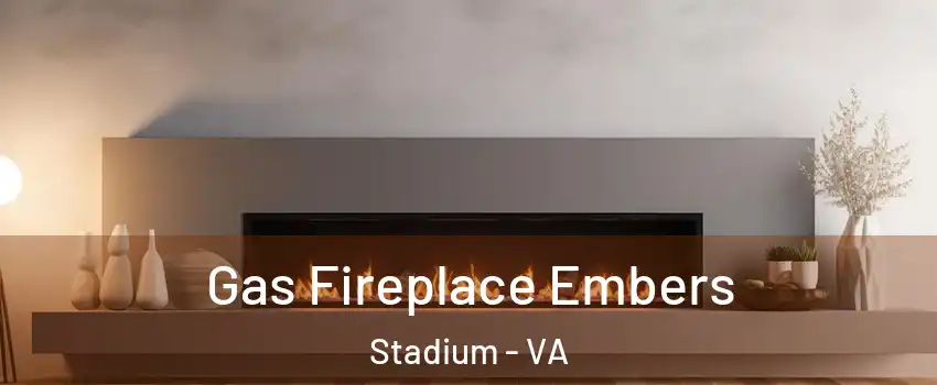 Gas Fireplace Embers Stadium - VA