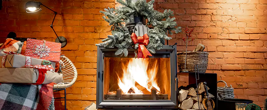Travis Industries Linear Gas Fireplace Installation in Jahnke, Virginia