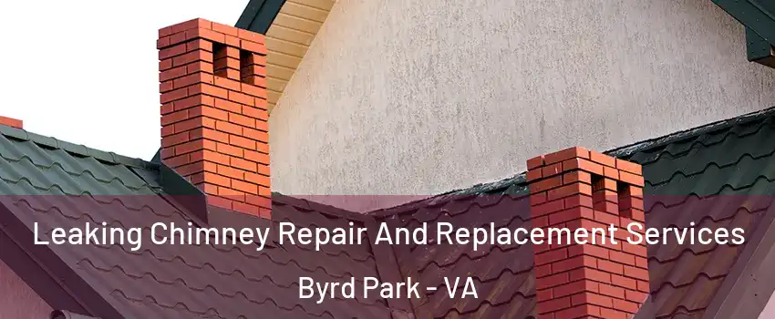 Leaking Chimney Repair And Replacement Services Byrd Park - VA