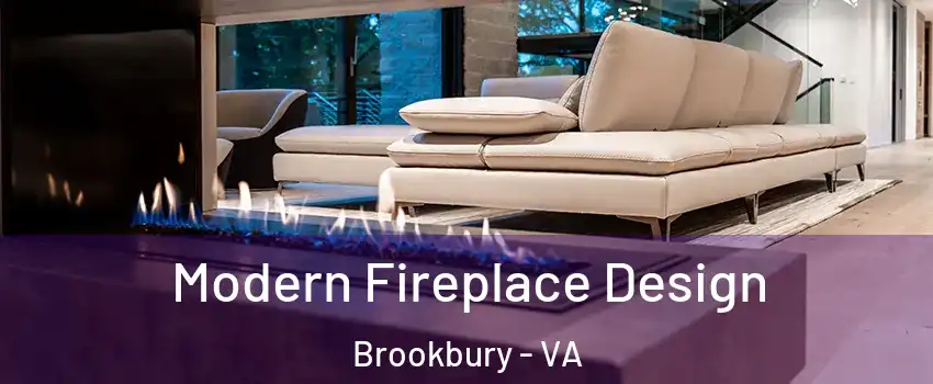 Modern Fireplace Design Brookbury - VA