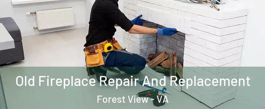 Old Fireplace Repair And Replacement Forest View - VA