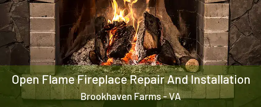 Open Flame Fireplace Repair And Installation Brookhaven Farms - VA