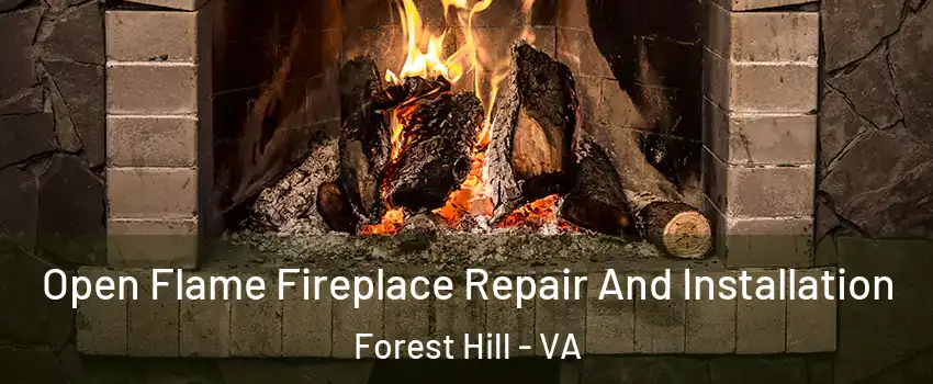 Open Flame Fireplace Repair And Installation Forest Hill - VA