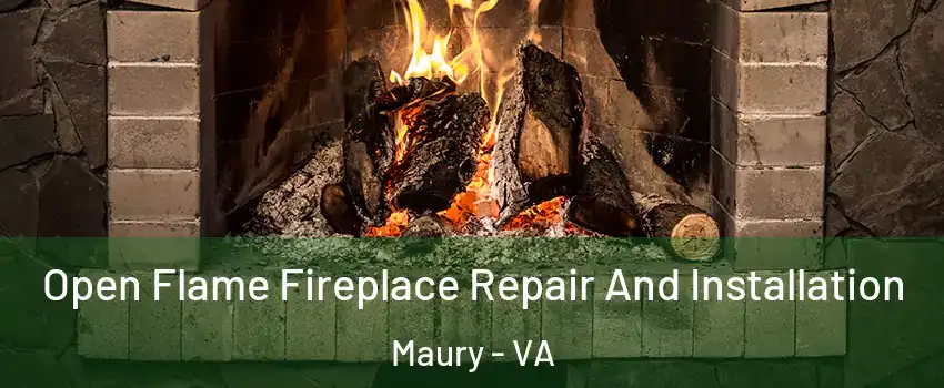 Open Flame Fireplace Repair And Installation Maury - VA