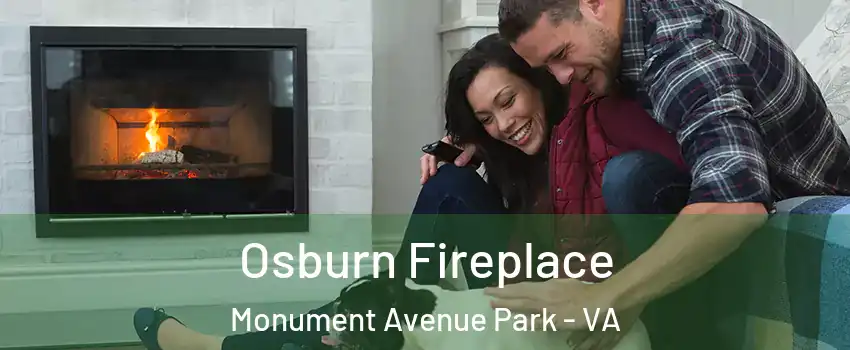 Osburn Fireplace Monument Avenue Park - VA