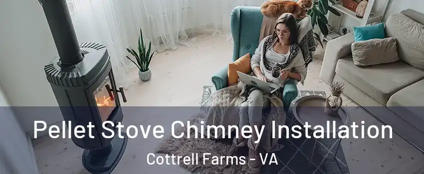 Pellet Stove Chimney Installation Cottrell Farms - VA