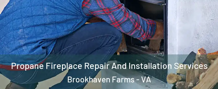 Propane Fireplace Repair And Installation Services Brookhaven Farms - VA