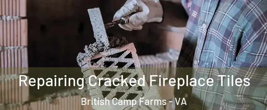 Repairing Cracked Fireplace Tiles British Camp Farms - VA